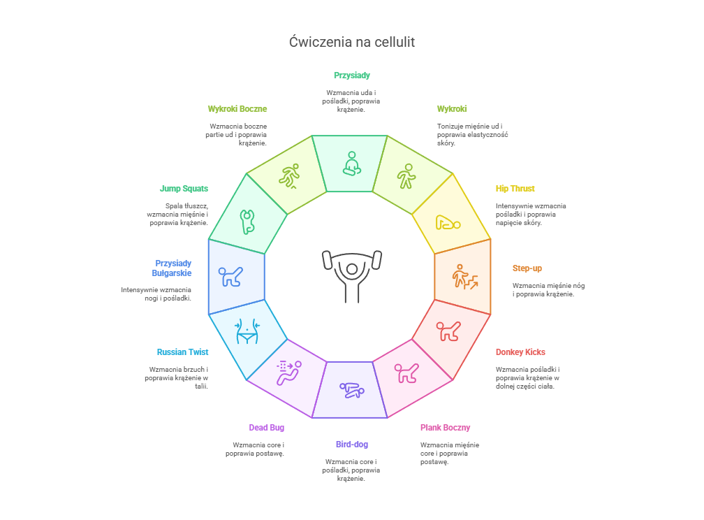 siłowe ćwiczenia na cellulit